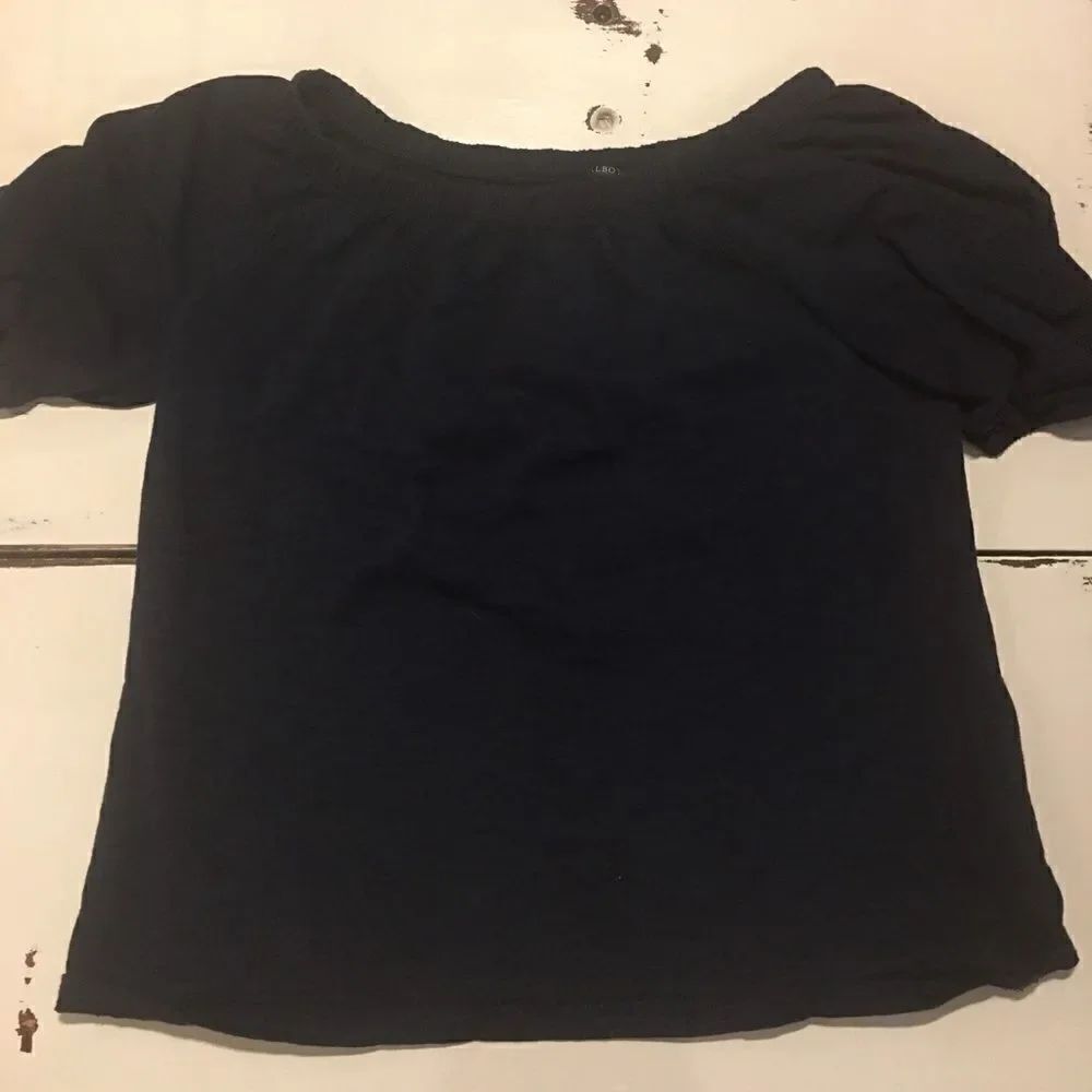 Small petite Talbots navy blue shirt